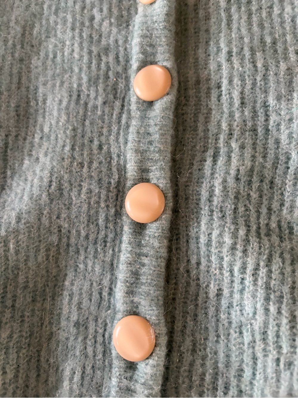 Sezane Othello Cardigan Celadon Blue M - Picture 5 of 5